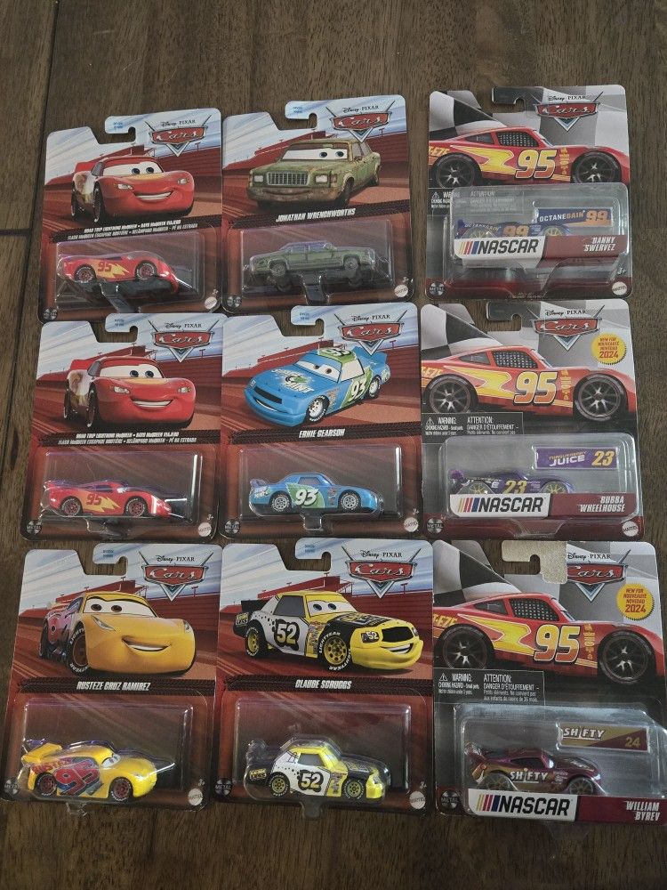 Disney Pixars Cars And Disney Nascar Cars Lot