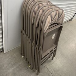 8 Samsonite  Folding Chairs