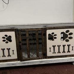 Custom Wooden Dog Crate  