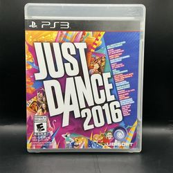 PlayStation 3 - Just Dance 2016 - Complete/CIB - Tested