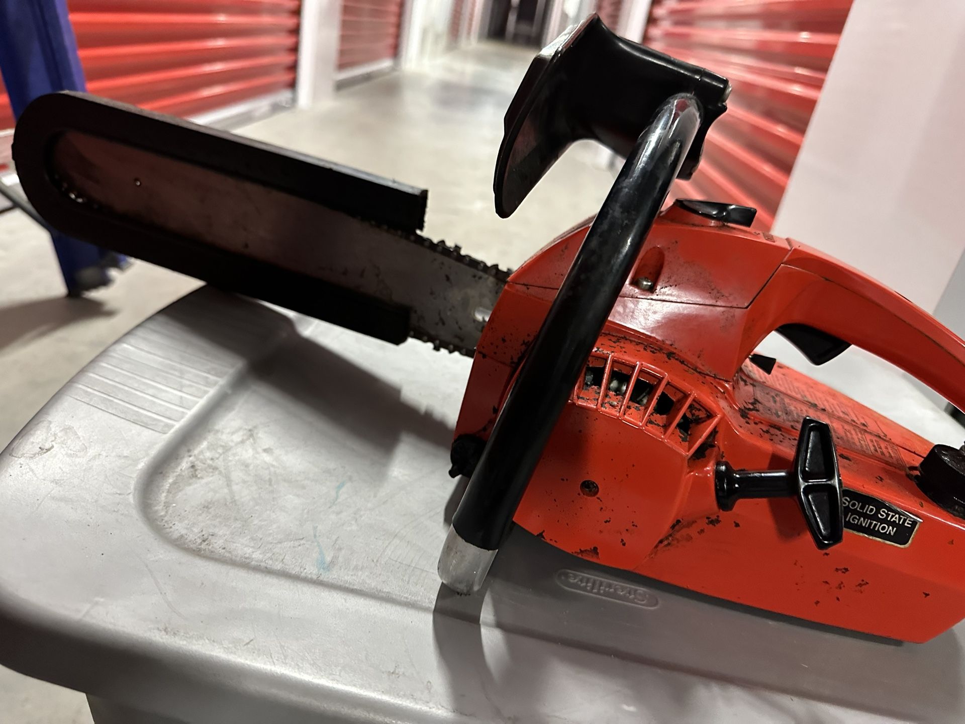 Chainsaw in case in great condition