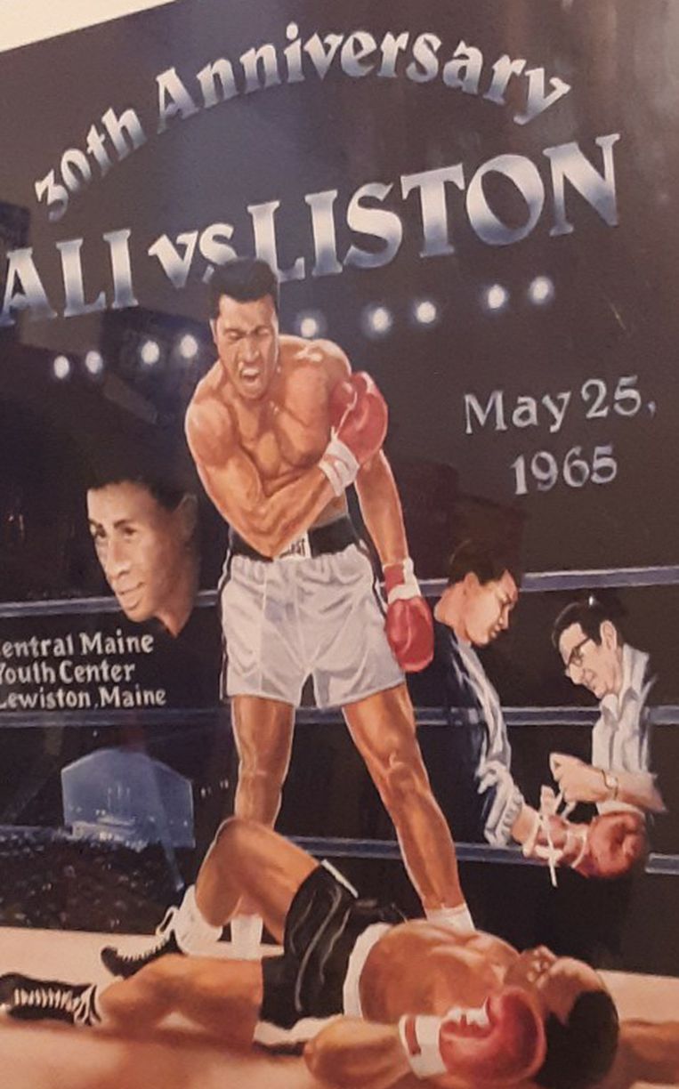 Muhammad Ali vs Sonny Liston 22x28 Boxing Poster