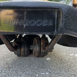 80's Mongoose Bmx Seat Stamped
