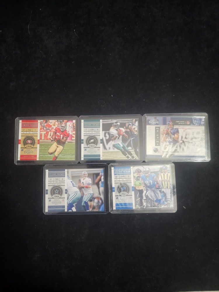 Season Ticket Football Card Lot