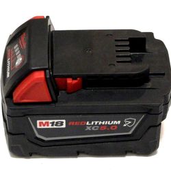 Milwaukee M18 5.0AH Battery