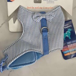 Top Paw Blue Striped Comfort Dog Harness Size XS