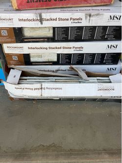 15 boxes MSI golden honey stacked stone veneer panel