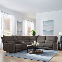 Gilman Creek Adelaide 6-Piece Power Reclining Sectional - Taupe