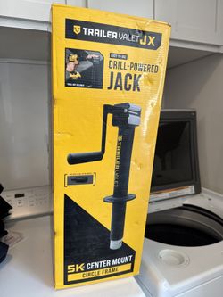 trailer valet drill powered jack