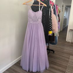 Windsor Tia Lavender Tulle Corset Prom Dress Formal Gown Size 1