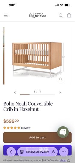 Simply Nursery Crib and Chest