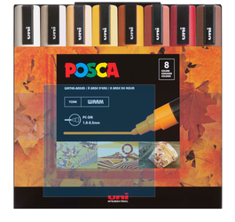 Posca Paint Pens. Warm Tones