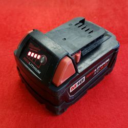 Milwaukee M18 18V Red Lithium XC 3.0Ah Battery - No Charger - No Tool  - Working 