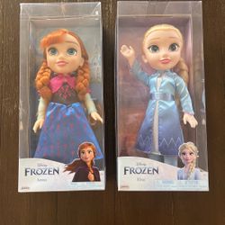 Anna and Elsa doll