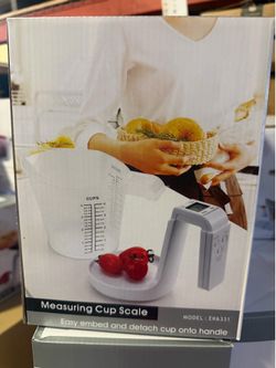 Digital Kitchen Measuring Cup Scale - Electronic Weight & Volume Scale for Baking & Cooking (Brand New)