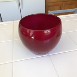 Scheurich Dark Red Ceramic Plant Pot