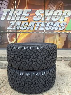 Pair Of 33×12.50/20. VENOM POWER TERRA HUNTER