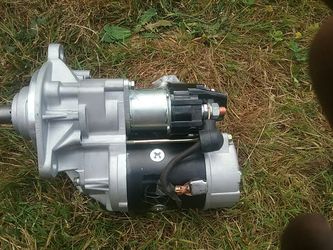 24v catapillar starter and cylinoid w safety switch