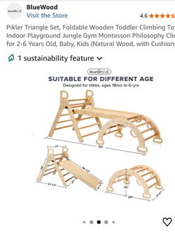 Foldable Wooden Toddler Gym