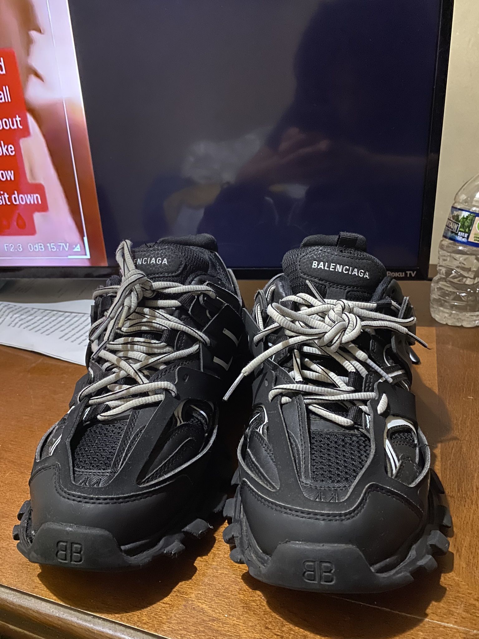 Balenciaga Track 2.0 Black And White Size 10