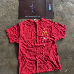 Cactus Jack Mcdonald’s T shirt