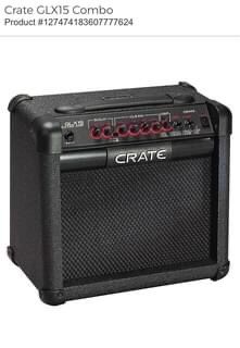 Crate GLX15 Combo Guitar Amp