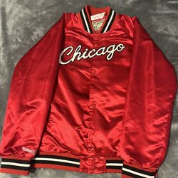 Chicago Bulls Mitchell and Ness bomber jacket