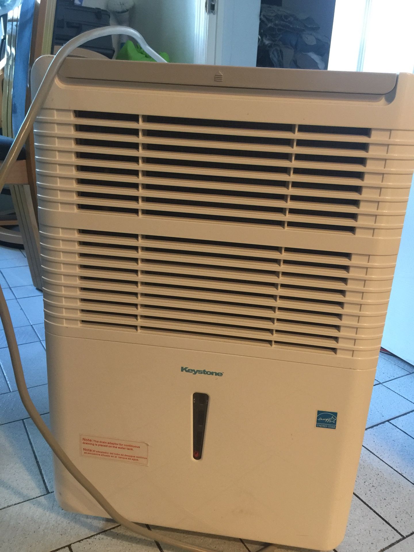 Keystone. A/C. Model KSTAD50B. Dehumidifier.