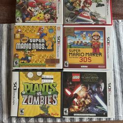 Lot Of 6 Nintendo 3DS Games