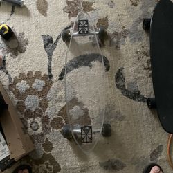 Clear Plexiglass Skateboard 