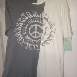 Womens Hollister Split Colorway T Shirt Size Medium