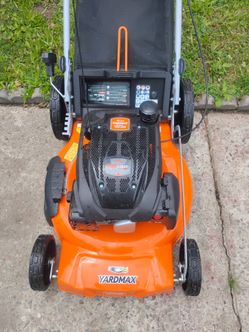 Good running push mower barely used
