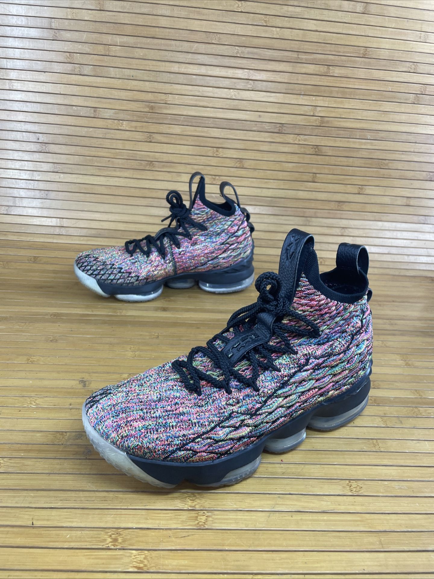 Nike Lebron 15 Four Horsemen Multicolor Size 8.5 Nike LeBron 15 XV “Four Horsemen” Fruity Pebbles Size 8 US  main image 3