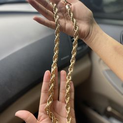 24inch Gold Chain Plated for Sale in Las Vegas NV OfferUp