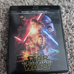 Star Wars Force Awakens Blu-ray 3 Disc Set 