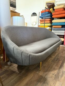 Modern curved sofa