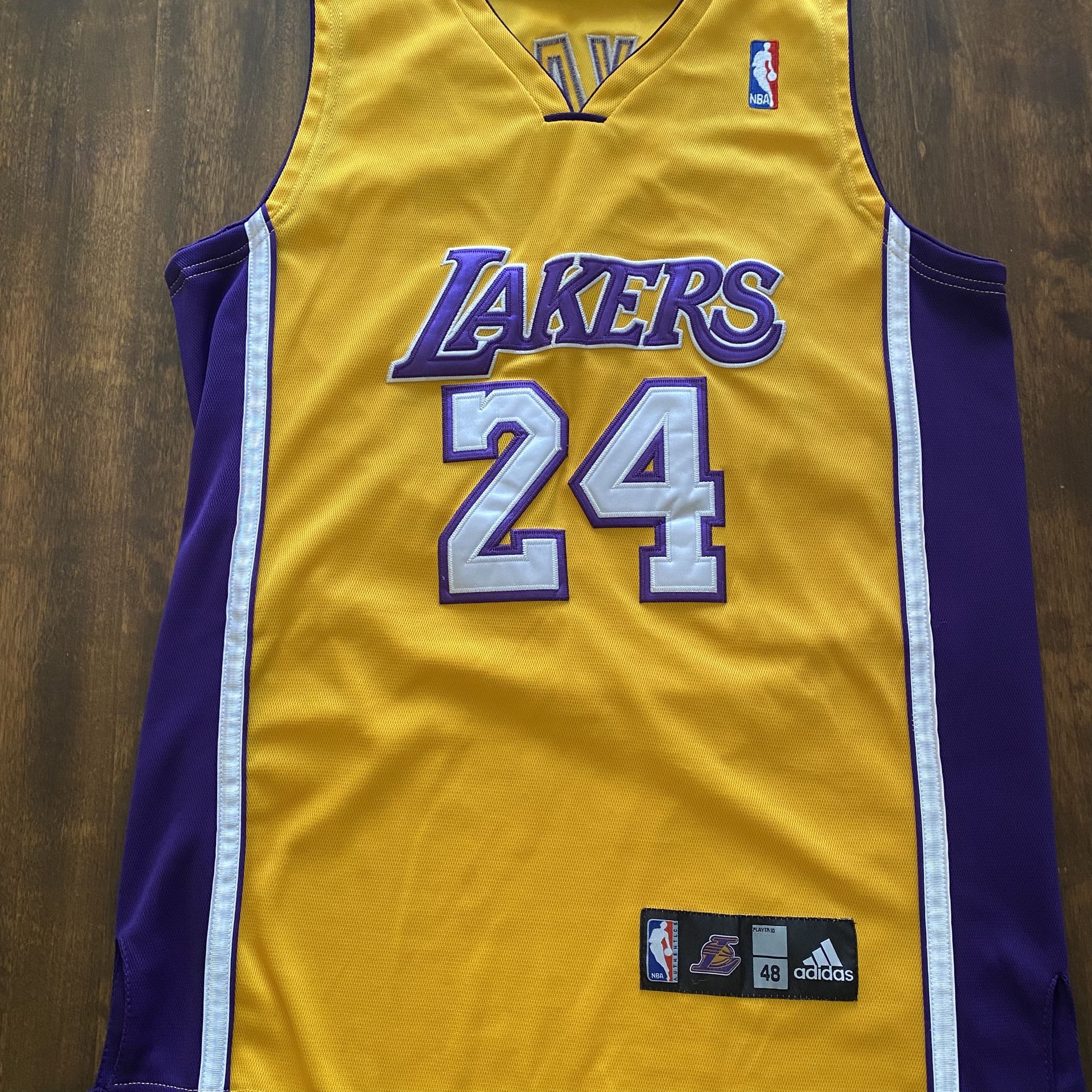 Adidas Authentic Kobe Bryant Lakers Jersey. Men’s Size 48