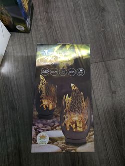 2 Flame Light Solar Lamp