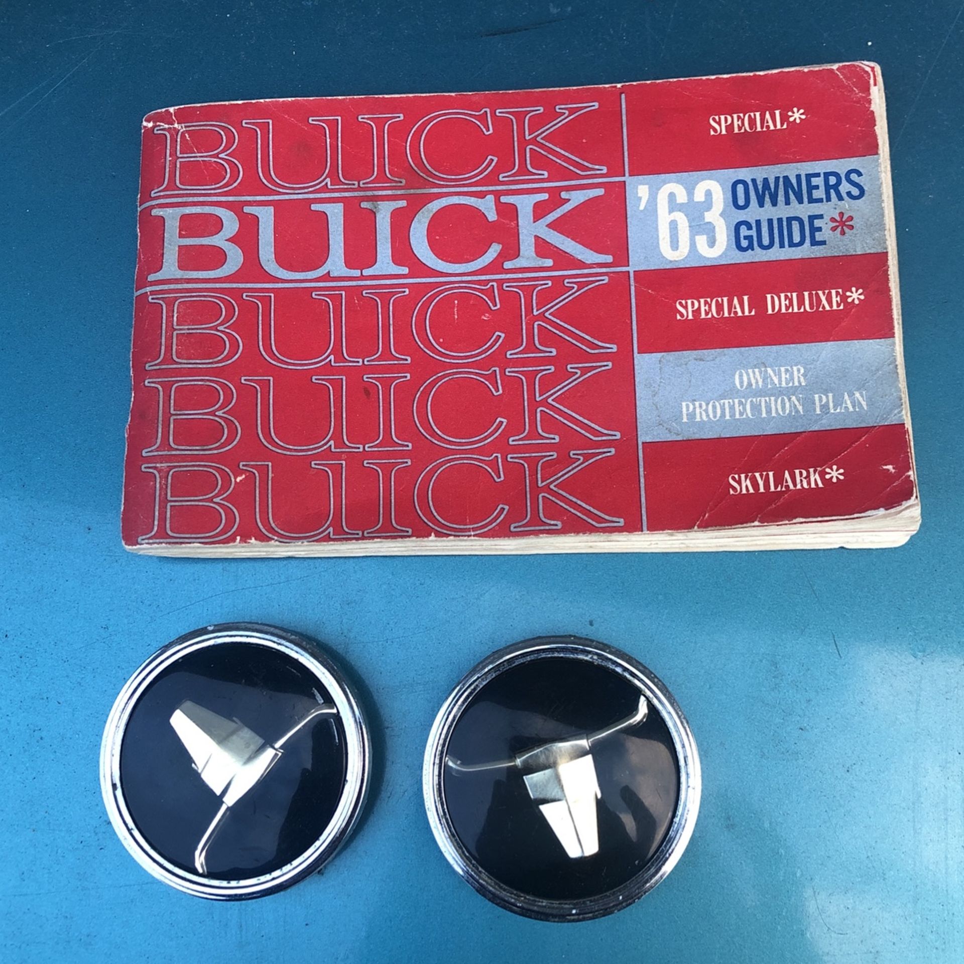 1963 Buick Special Emblem And Book