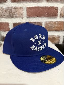 Born x raised god loves the homies fitted hat