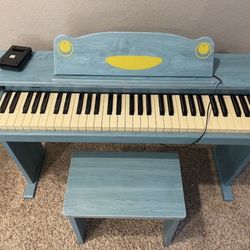 Artesia FUN-1 61 Key Kids Piano 32 Note Polyphony, Blue
