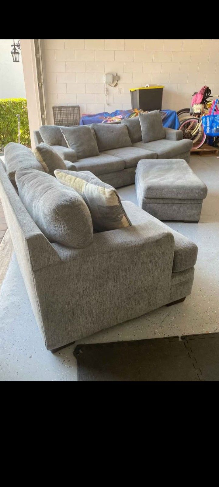 Sofa and Loveseat Set