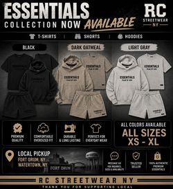 ESSENTIALS SETS🔥👕