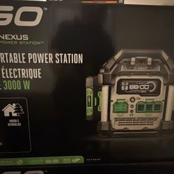 Ego Power PST 3042 NEXUS Generator 3000 Watt Portable Power Station Kit w/ (2) 7.5Ah Batteries Generator 
