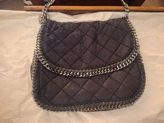 Stella McCartney Quilted Black Chain Shoulder Bag