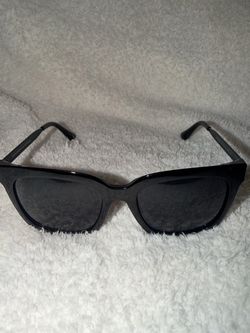 DIFF Eyewear BK-GR255 Cat Eye Black Plastic Sunglasses Gray Tinted UV400
