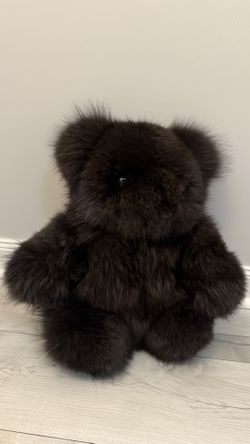 Helen Yarmak. Natural Fox Fur Teddy Bear.