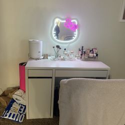 ikea desk with storage