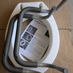 Carex B31600 Toilet Seat Elevator with Handles