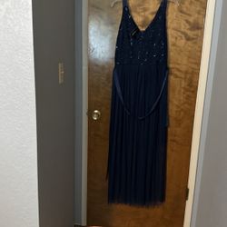 Navy Blue Special occasion Dress NWT, large